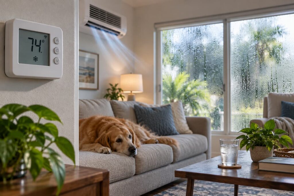 What Causes High Humidity in a House Even When the AC Is On